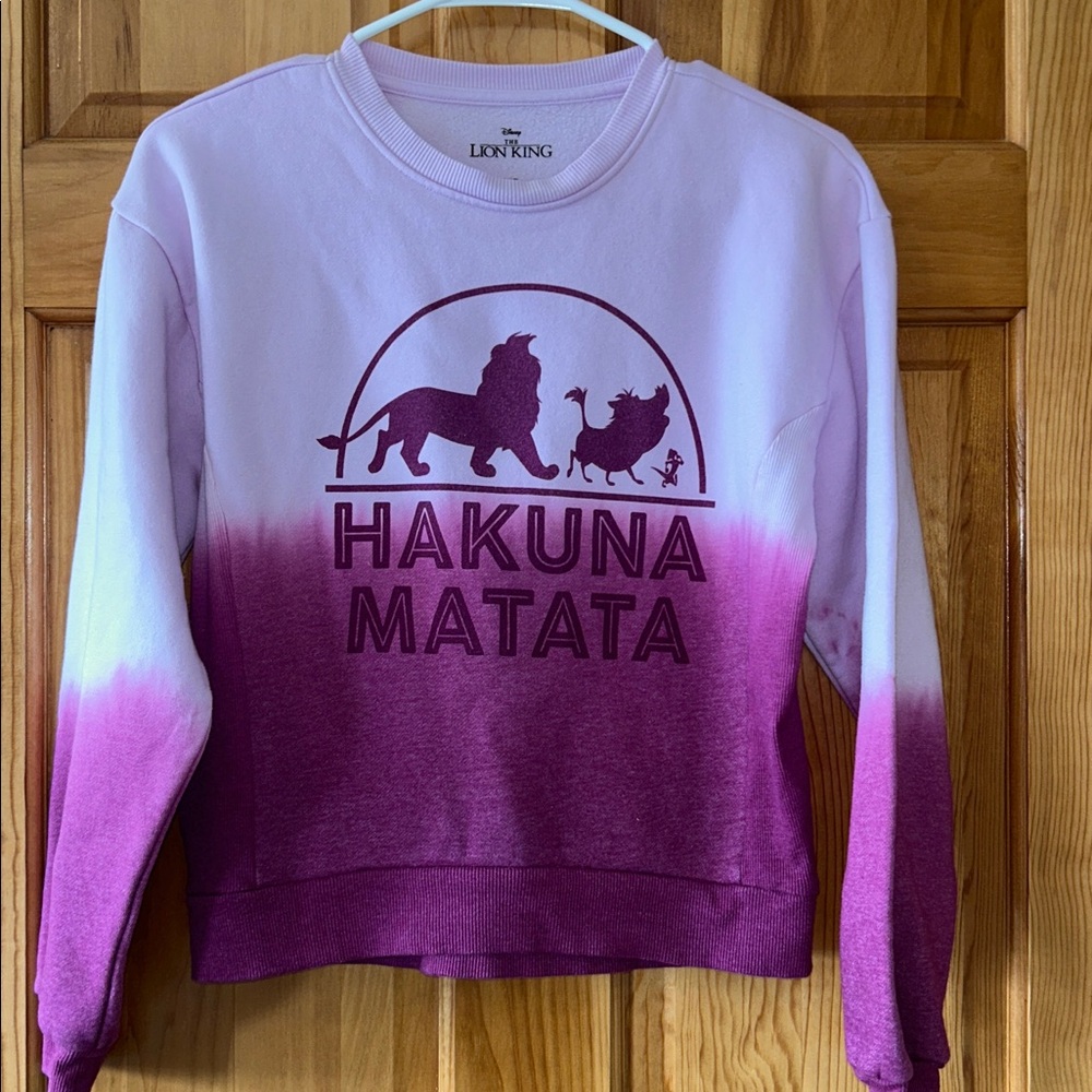 Disney Purple Ombre Hakuna Matata Sweater